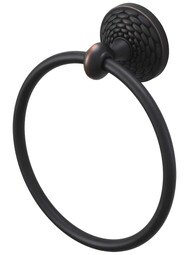 Mandalay Towel Ring in Venetian Bronze.